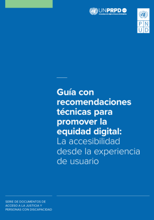 Miniatura artículo: Guía con recomendaciones técnicas para promover la equidad digital: La accesibilidad desde la experiencia de usuario